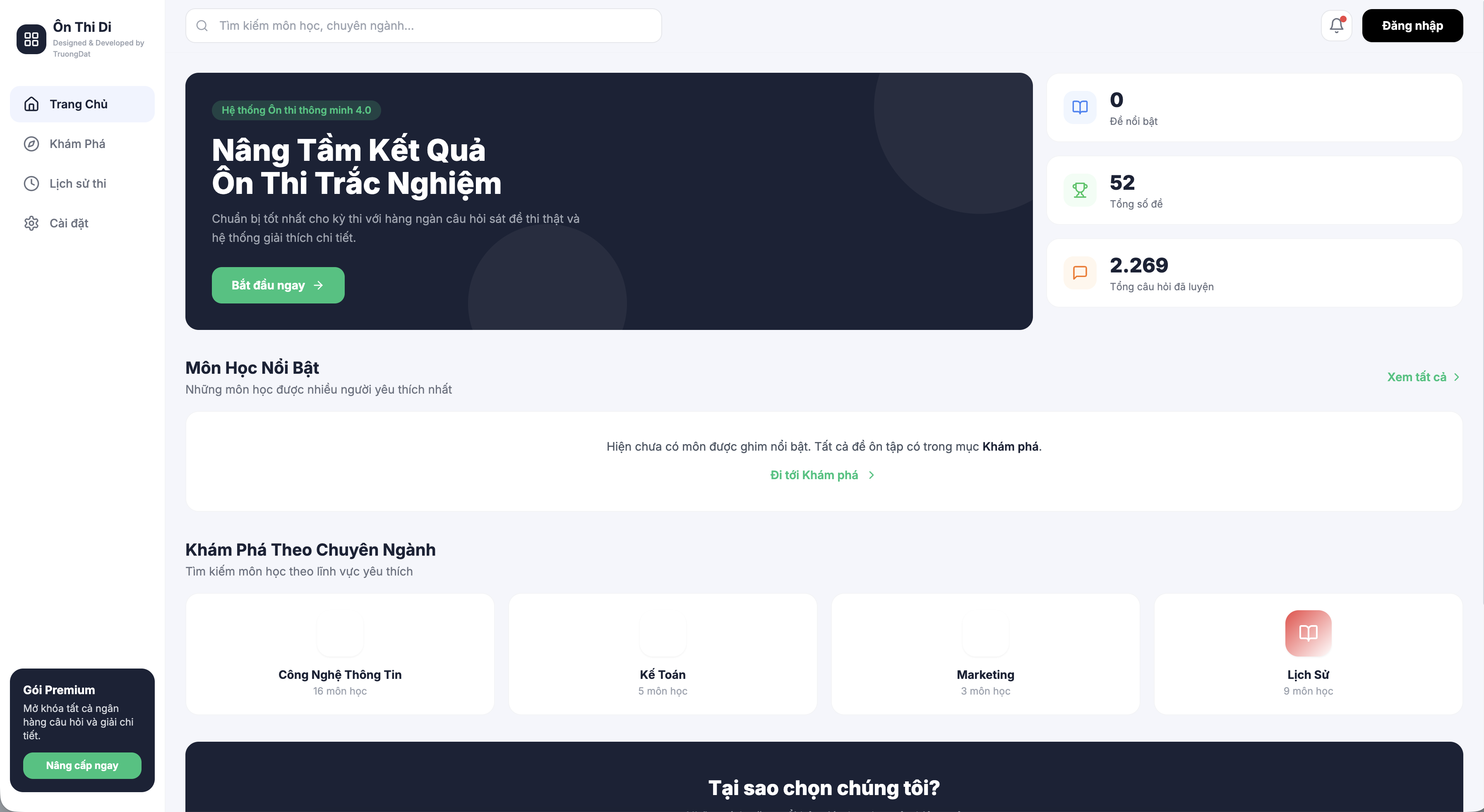 Quiz Study Website